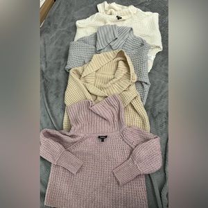 Bundle and save 4  EXpress sweaters.